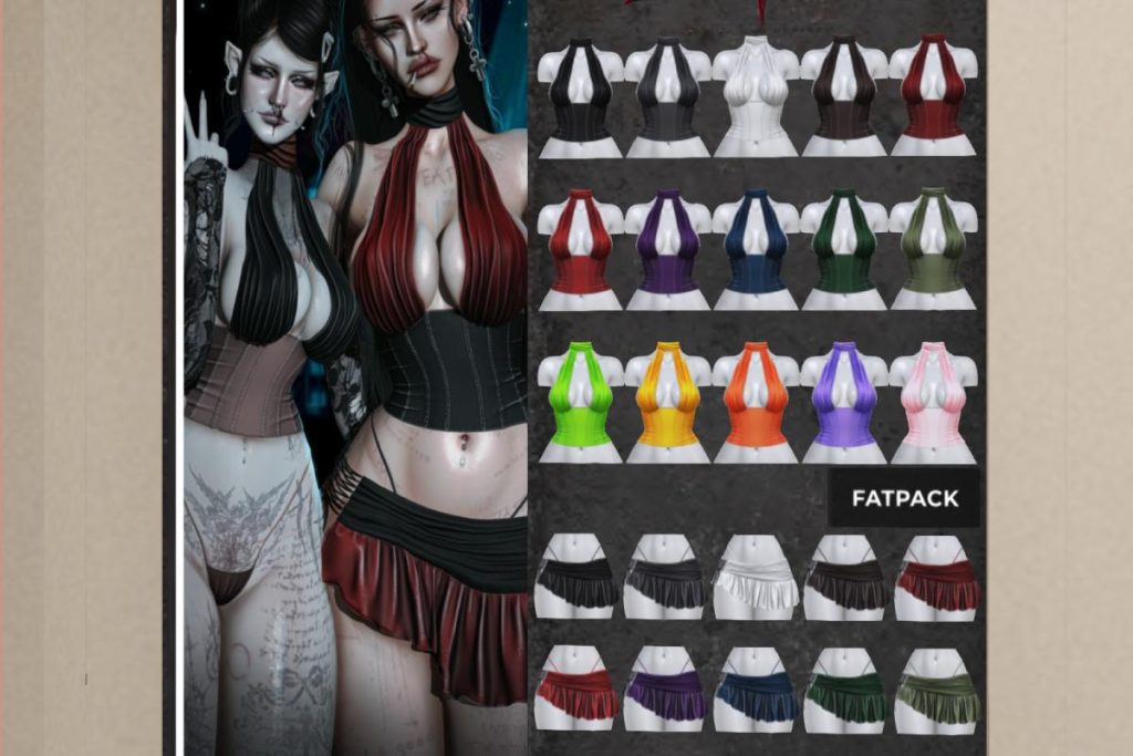 Venus Set - See Demo for Fits, L$299 each/L$2999 each FP/L$4799 MP