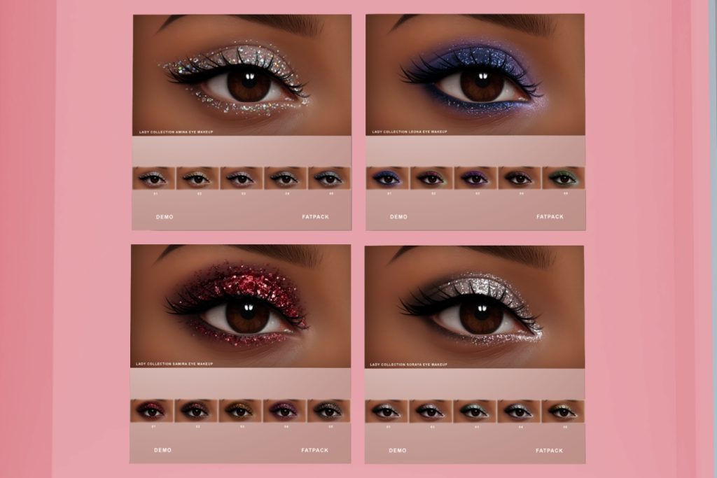 Lady Collection Eyeshadow - EvoX, L$149 each/L$450 each FP