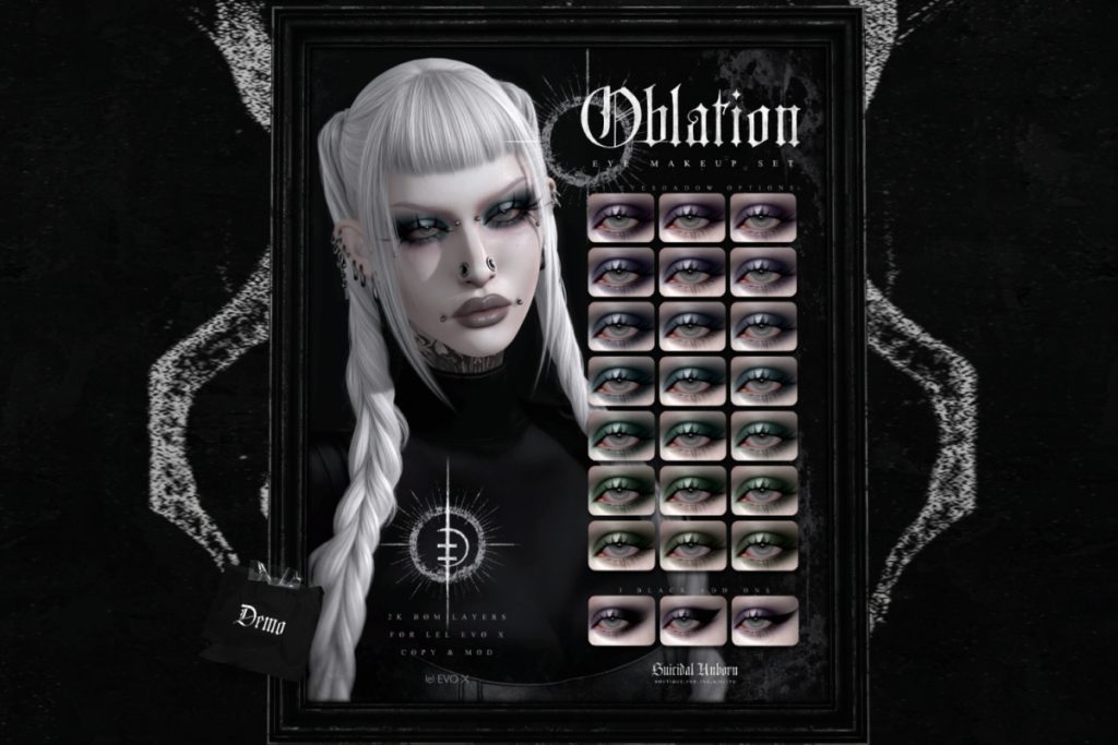 Oblation Eye Shadow Set I - EvoX, L$466 each/L$793 FP