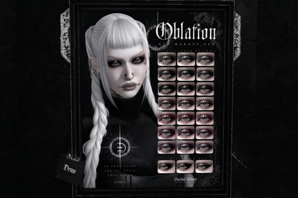 Oblation Eye Shadow Set II - EvoX, L$466 each/L$793 FP