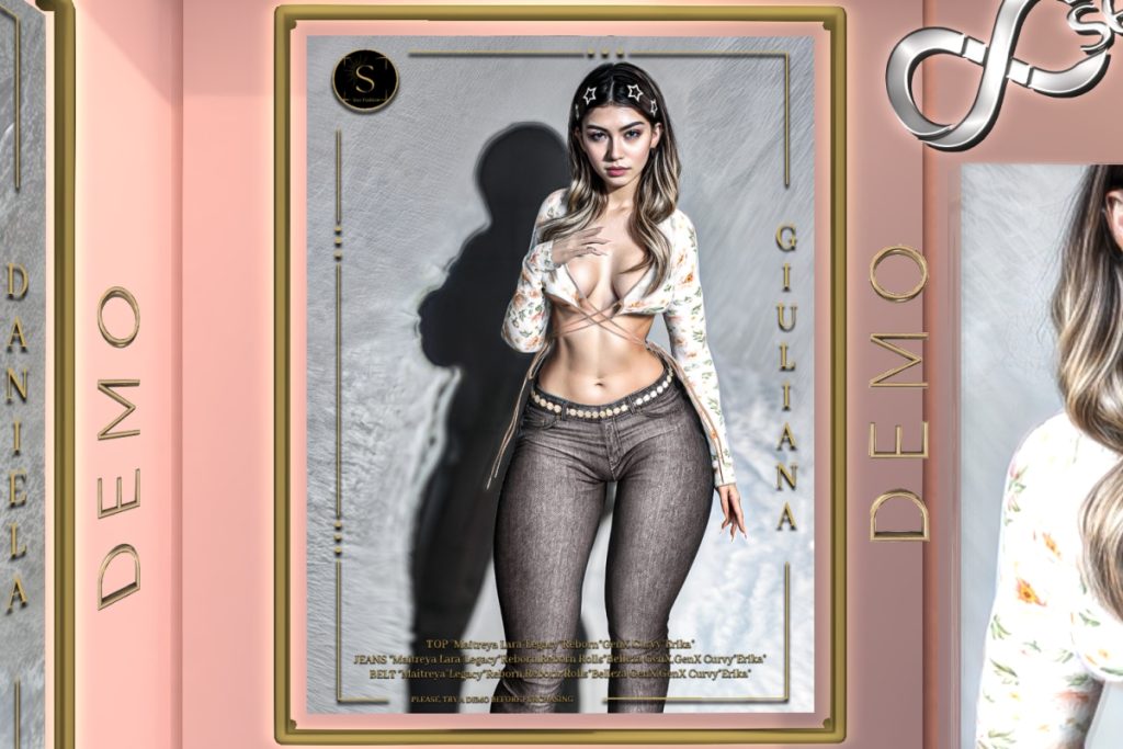 Giuliana Outfit - Erika/GenX/Legacy/Maitreya/Reborn/+mods, L$150-L$199 each/L$840-L$1650 each FP