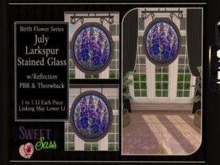 Larkspur Stained Glass, L$250
