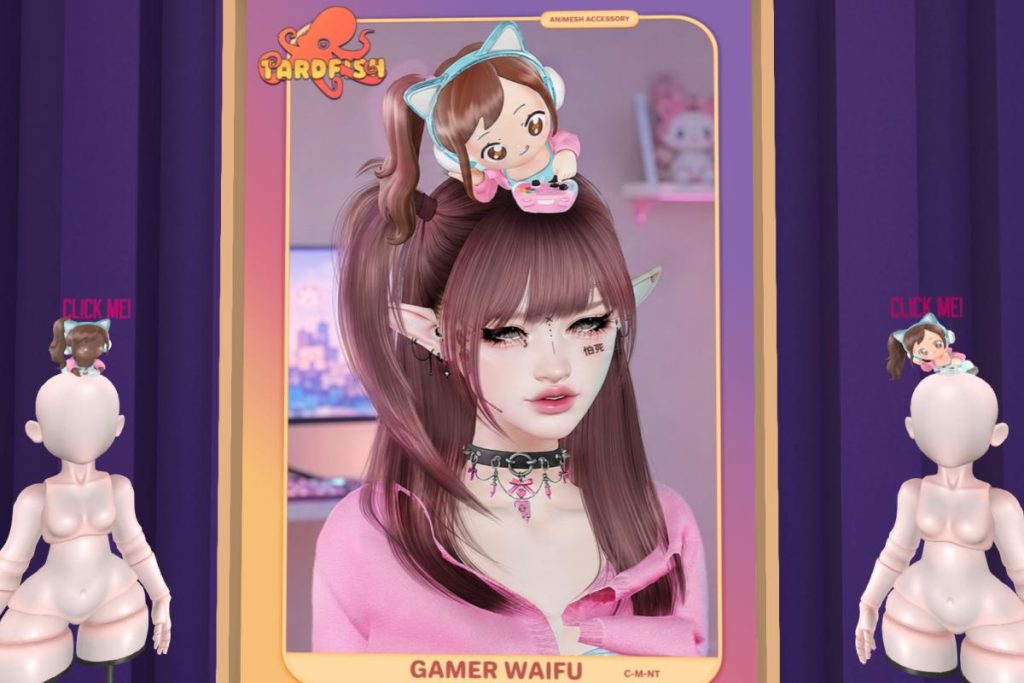 Gamer Waifu Animesh, L$199 each/L$699 FP