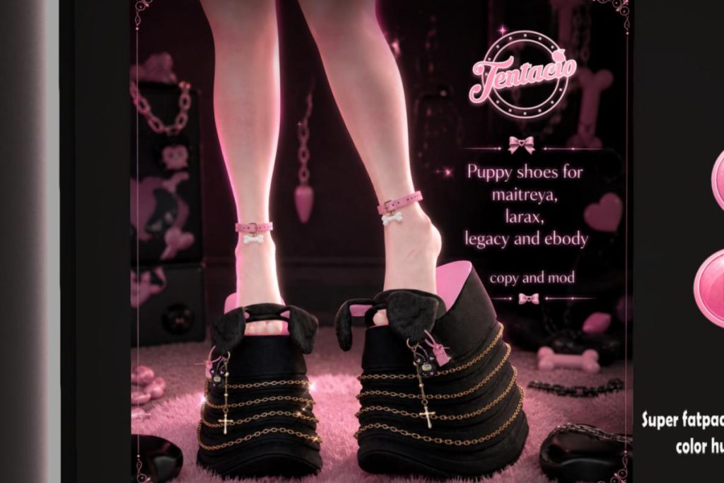 Puppy Shoes - Legacy/Maitreya/Reborn/+mods, L$225 each/L$1299 FP