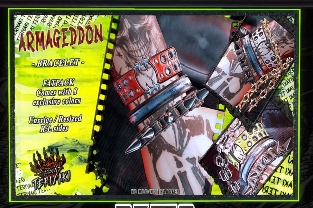 Armageddon Bracelets, L$399