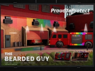 Proud To Protect Backdrop, L$69