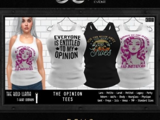 The Opinion Tees - See Ad For Fits, L$150