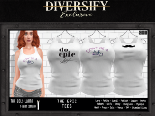 The Epic Tees - See Ad For Fits, L$150