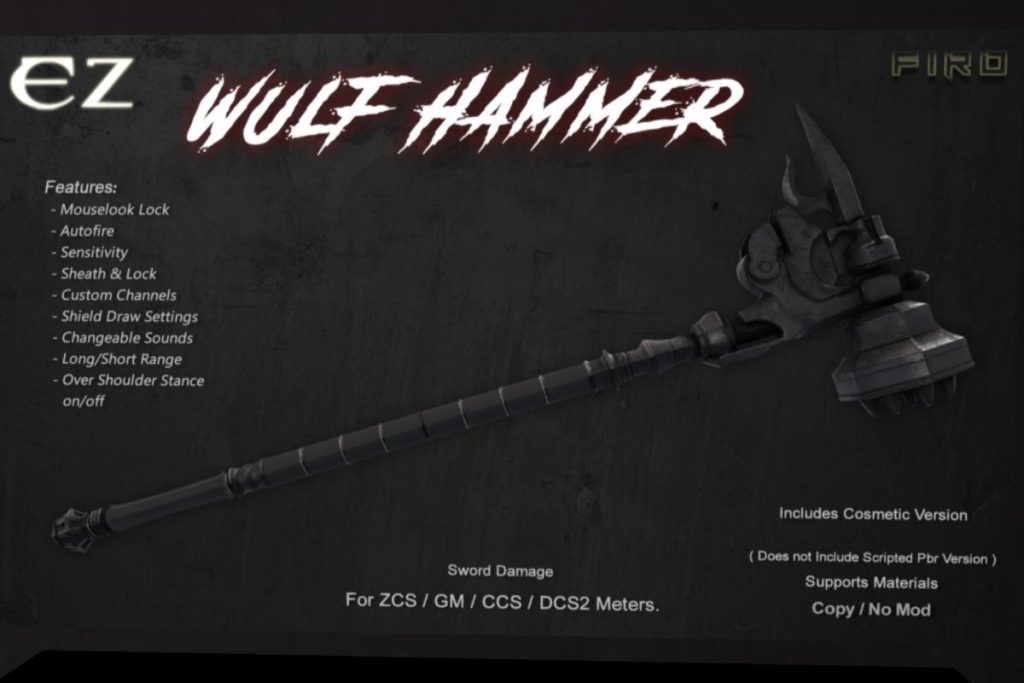 Wulf Hammer, L$599