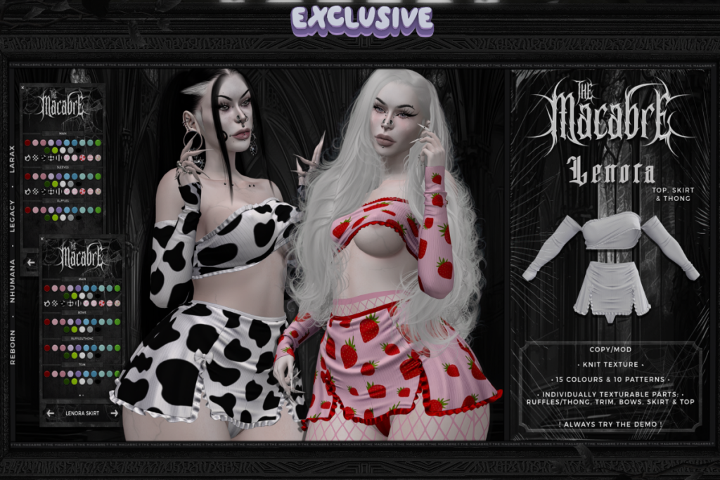 Lenora set - Legacy/MaitreyaX/Nhumana/Reborn, L$650