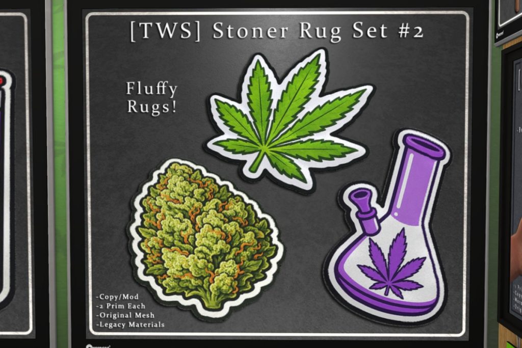 Stoner Rug Set #2, L$299