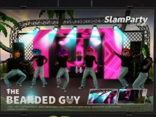 Slam Party Stage Backdrop, L$299