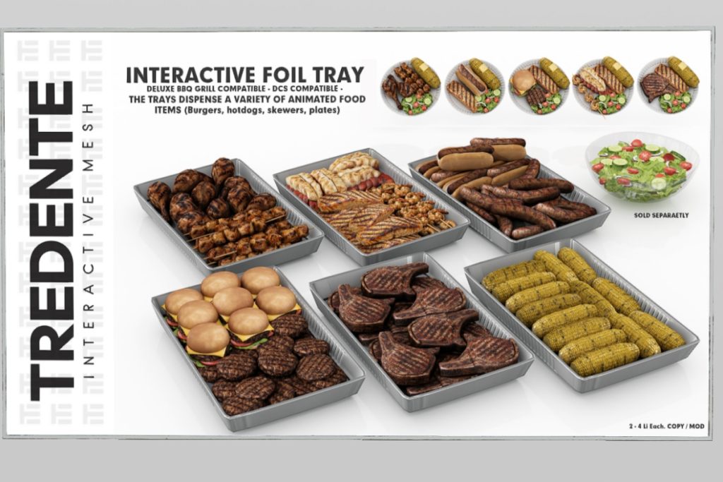 Interactive Foil Tray, L$1199