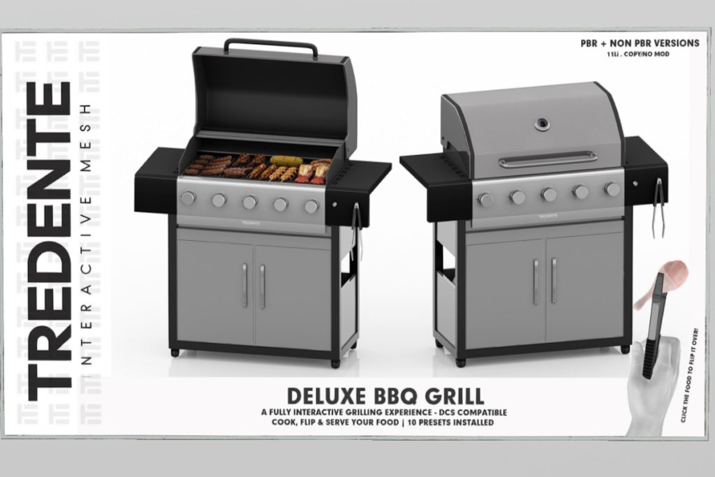 Deluxe BBQ Grill, L$1999
