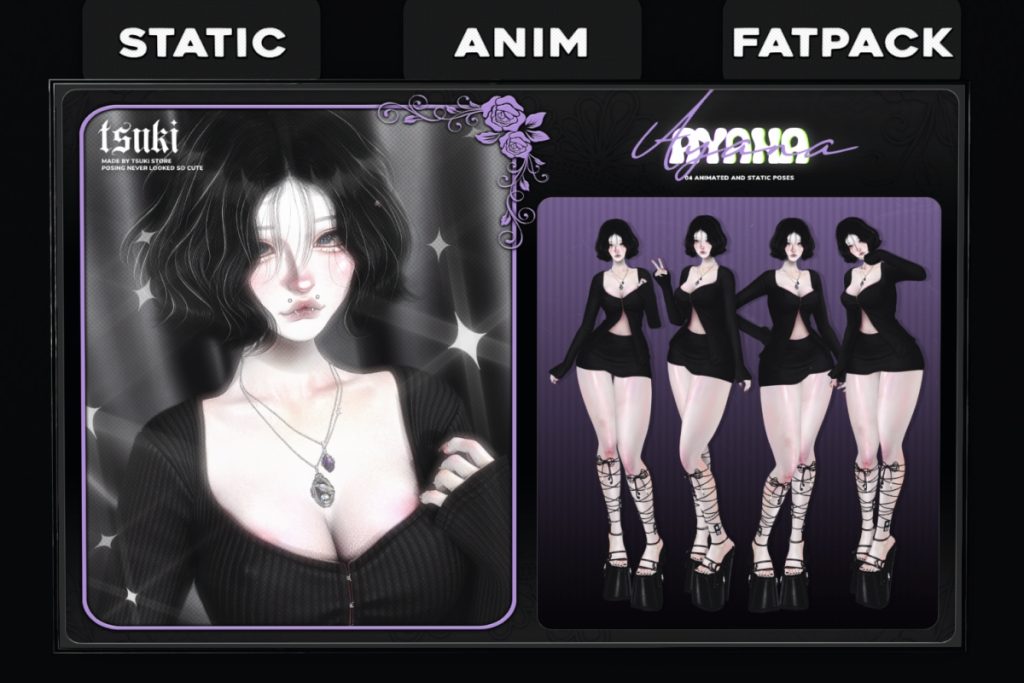 Ayana Static Poses &amp; Animated Stands, L$249-$299 each/L$349 FP