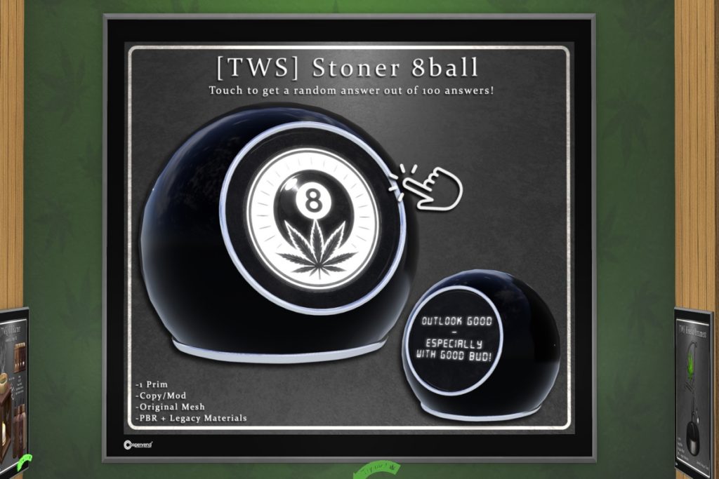 Stoner 8Ball Decor, L$299