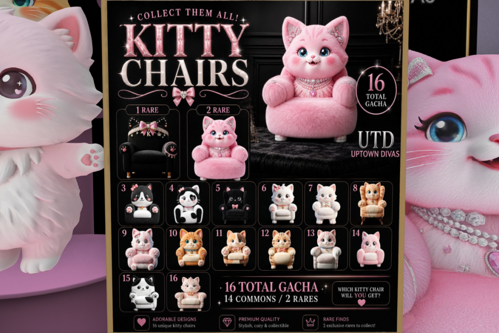 Kitty Chairs, L$75 per play/L$1595 FP