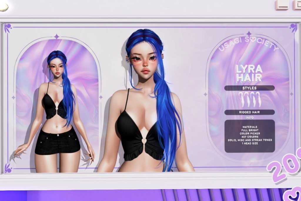 Lyra Hair, L$350 each/L$480 FP