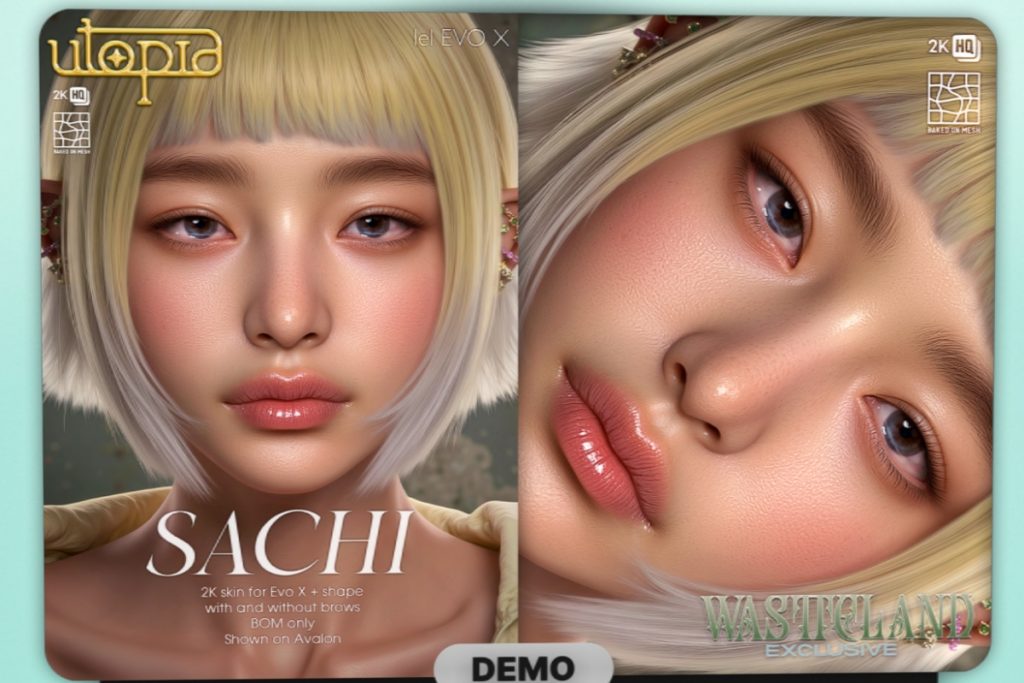 Sachi Skin - EvoX, L$599 each/L$1350 FP