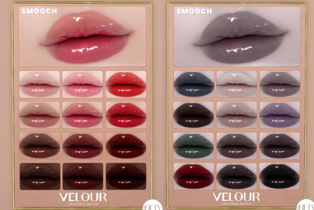 Smooch Lipstick - Evo X, L$290 each