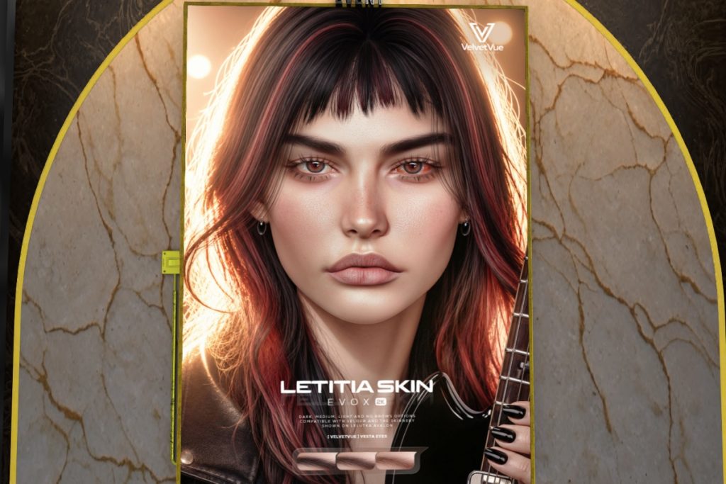 Letitia Skin - EvoX, L$699 each/L$2790 each FP