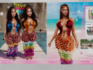 Khristy Mermaid Dress, Body sizes not listed, L$350 each/L$1299 FP