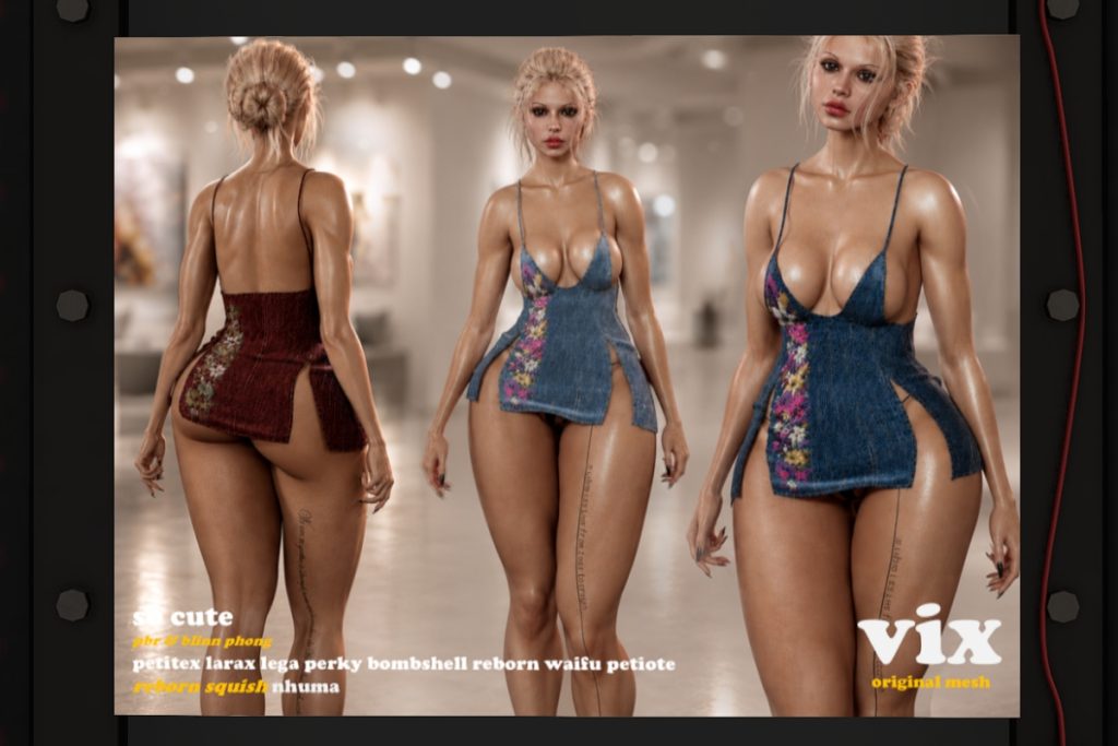So Cute Dress - Legacy/MaitreyaX/Nhumana/Reborn/+mods, L$500 each/L$2000 FP