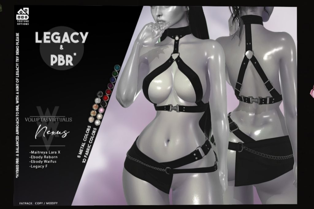 Nexus Set - Legacy/MaitreyaX/Reborn/+mods, L$350 each/L$850 FP