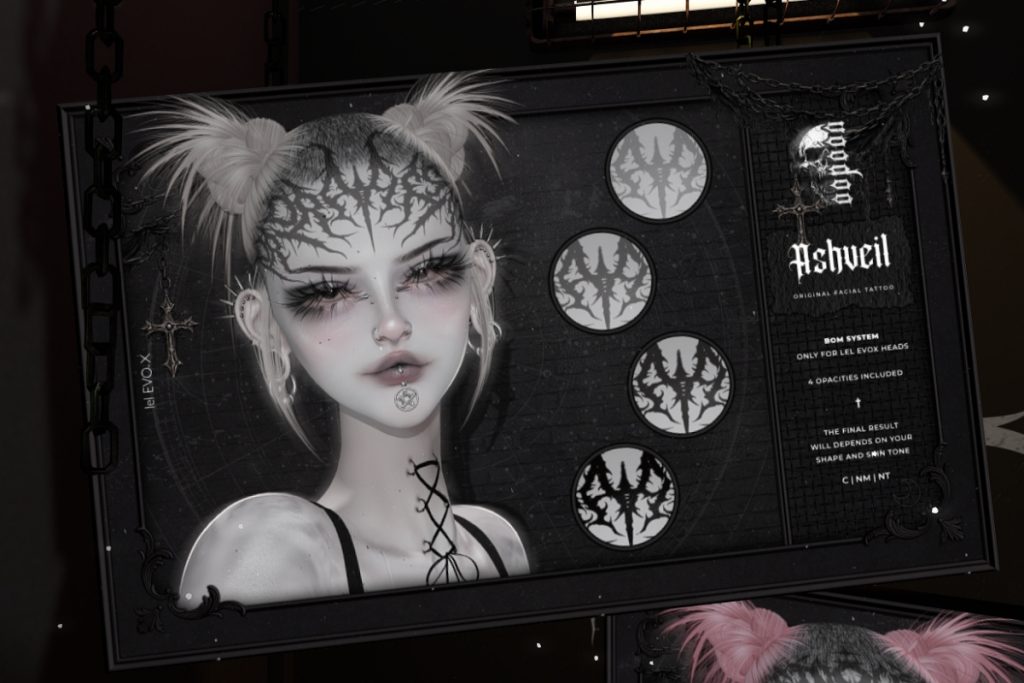 Ashveil Face Tattoos - EvoX, L$176