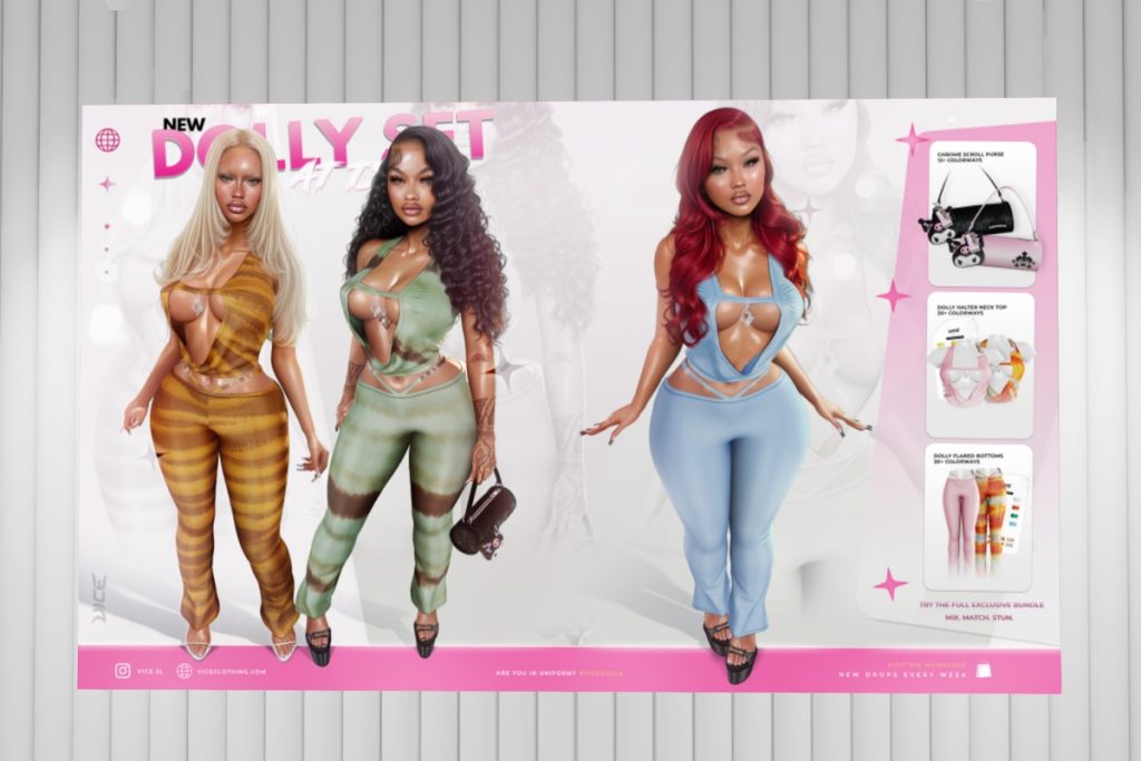 Dolly Set - no fits listed, L$250-L$299 each/L$1099-L$1199 each FP