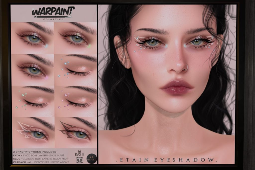 Etain Eyeshadow - EvoX/SLUV, L$240 each/L$420 FP