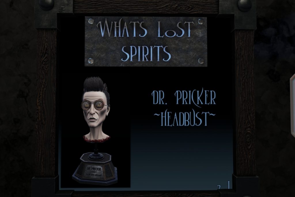 Dr. Pricker Headbust, L$300