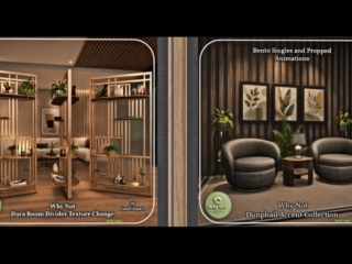 Dura Room Divider &amp; Dunphail Accent Collection, L$325 each - L$293