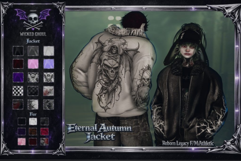 Eternal Autumn Jacket - Legacy M+F/Reborn, L$299/L$1349 FP
