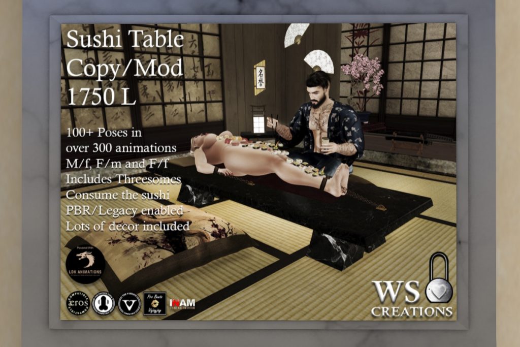 Sushi Table, L$1750