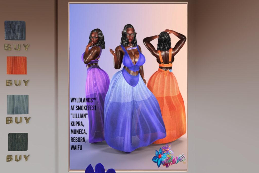 Lillian Dress - Inithium/Reborn/Yentements/+mods, L$200 each/L$1600 FP