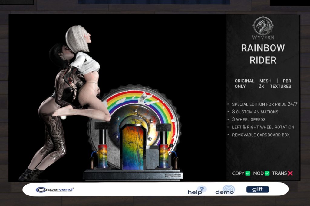 Rainbow Rider Seat, L$150