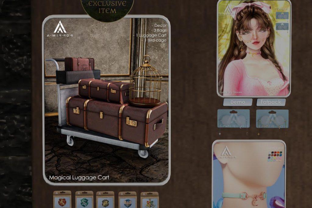 Magical Luggage Cart, L$250 each/L$480 FP