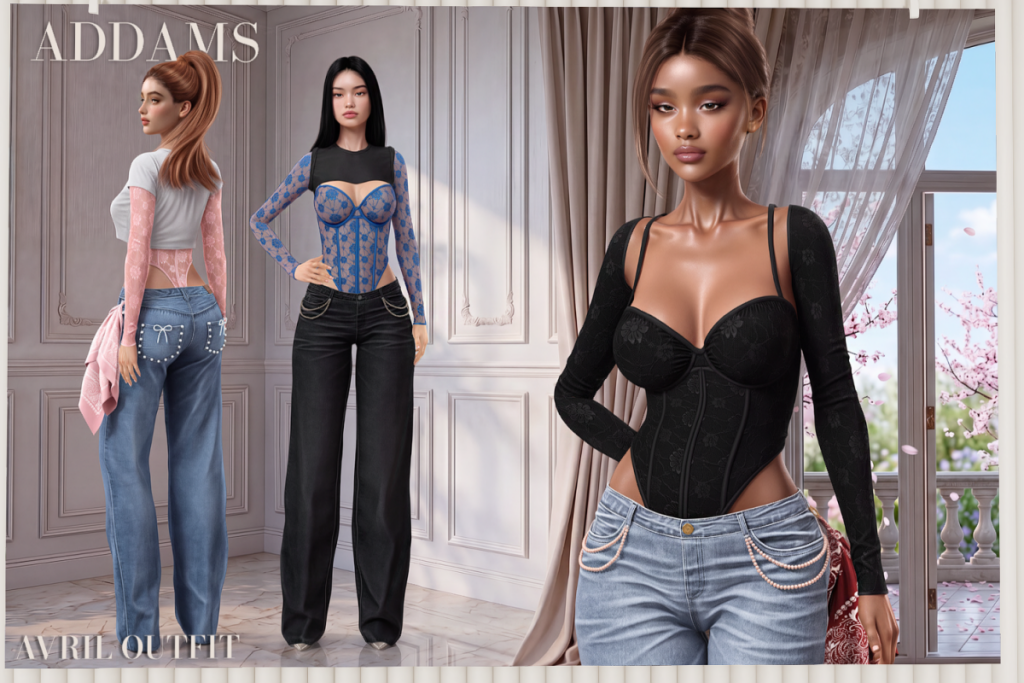 Avril Outfit - Demo for fits, L$250 each/L$1499 FP