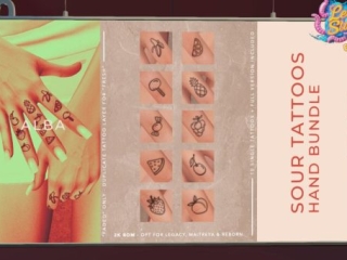 Sour Hand Tattoos, L$199