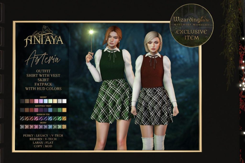 Asteria Outfit - Legacy/MaitreyaX/Reborn/+mods, L$450 each/L$1450 FP