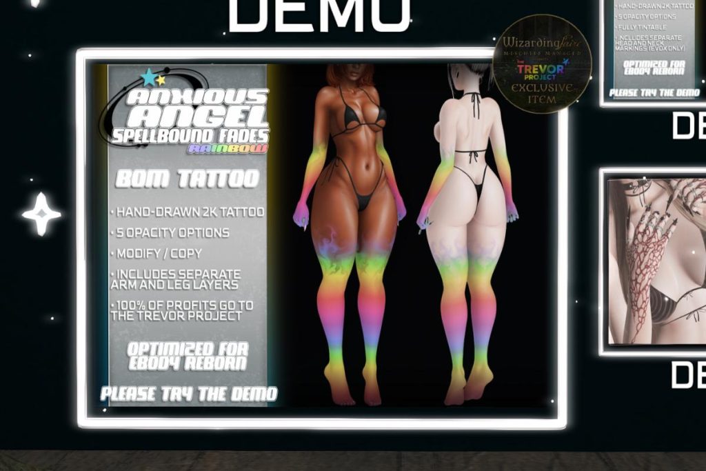 Spellbound Rainbow Fades, L$149