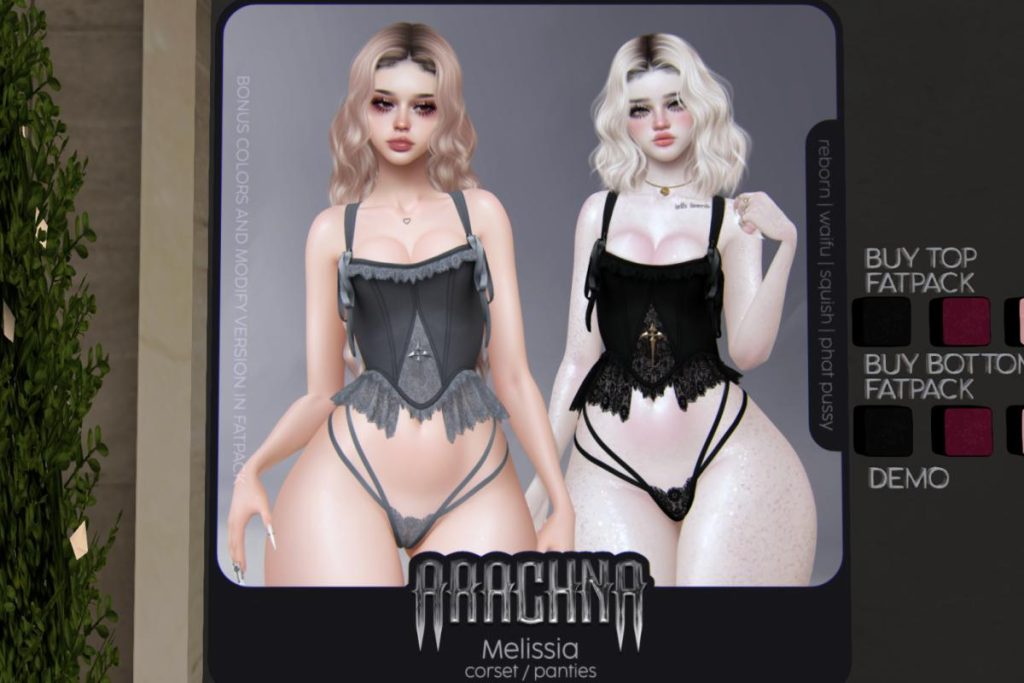 Melissa Set - Reborn/+mods, L$144 each/L$494 each FP