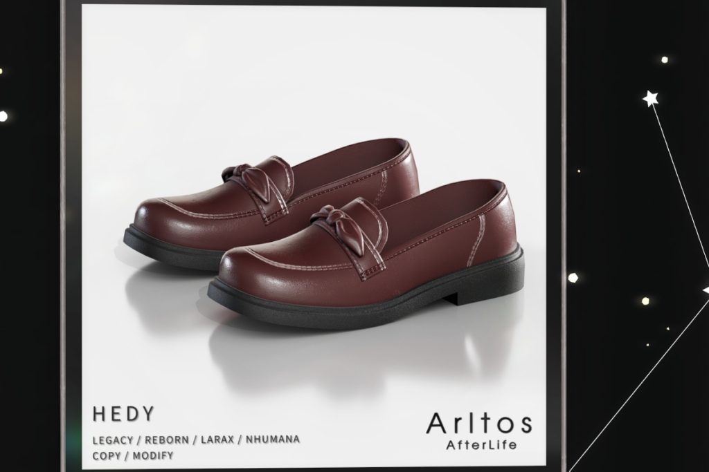 Hedy Loafer - Legacy/MaitreyaX/Nhumana/Reborn, L$199 each/L$479 FP