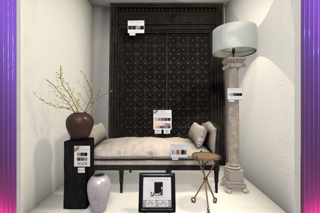 Luccas Collection, L$219-L$549 each/L$1429-L$1629 each FP