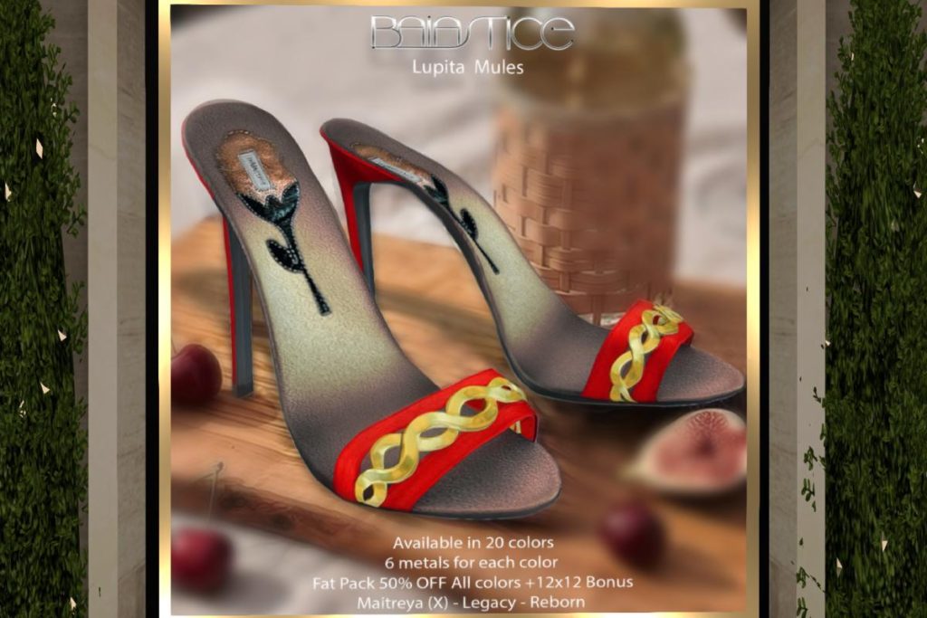 Lupita Mules - Legacy/MaitreyaX/Reborn, L$188 each/L$1888 FP
