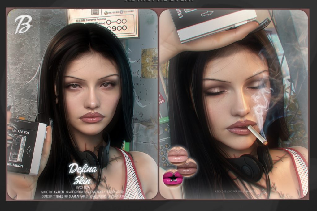Defina Skin - EvoX, L$699 each/L$3495 FP