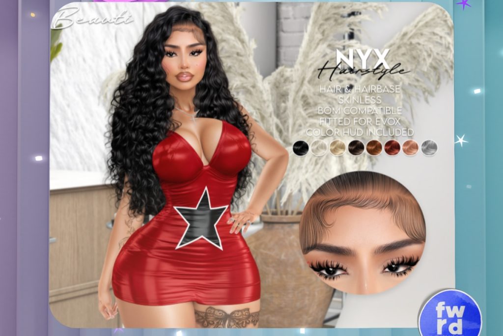 Nyx Hairstyle - EvoX, L$500
