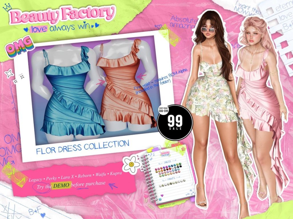 <a href="https://maps.secondlife.com/secondlife/Beauty%20Factory/45/126/502" target="_blank">Teleport</a>