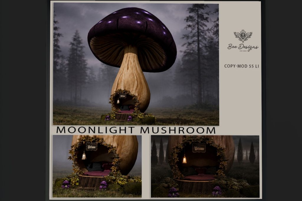 Moonlight Mushroom, L$320 PG/L$380 Adult
